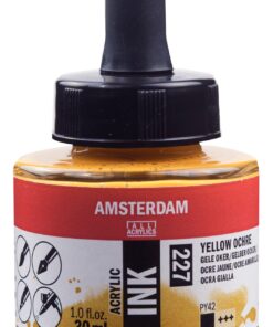 ENCRE ACRYL OCRE JAUNE 30ML AMSTERDAM ACRYLIQUE