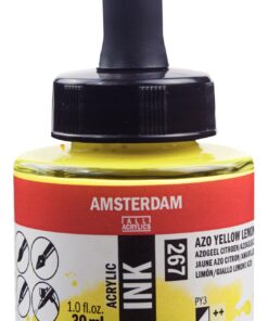 ENCRE ACRYL JAUNE AZO CITRON 30ML AMSTERDAM ACRYLIQUE