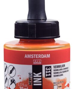ENCRE ACRYL VERMILLON 30ML AMSTERDAM ACRYLIQUE