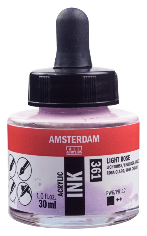 ENCRE ACRYL ROSE CLAIR 30ML AMSTERDAM ACRYLIQUE