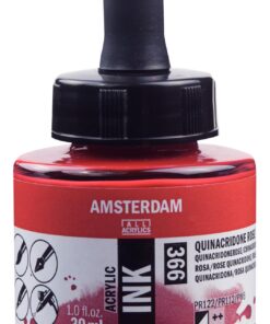 ENCRE ACRYL ROSE QUINACRIDNE 30 ML AMSTERDAM ACRYLIQUE