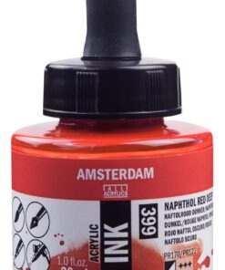 ENCRE ACRYL ROUGE NAPHTOL FONC 30ML AMSTERDAM ACRYLIQUE ROUGE NAPHTOL FONCE