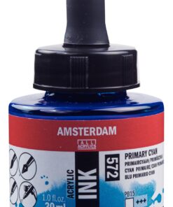 ENCRE ACRYL CYAN PRIMAIRE 30ML AMSTERDAM ACRYLIQUE