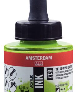 ENCRE ACRYL VERT JAUNATRE 30ML AMSTERDAM ACRYLIQUE