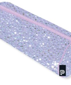 BONJOUR BABE FOURRE-TOUT ROND VIOLET PAILLETE