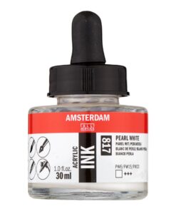 ENCRE ACRYL BLANC DE PERLE 30ML AMSTERDAM ACRYLIQUE