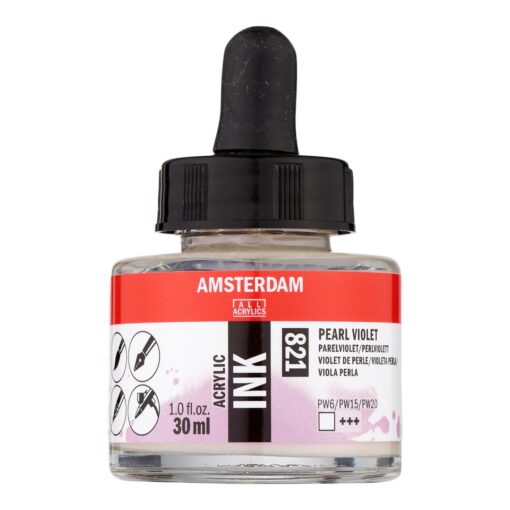 ENCRE ACRYL VIOLET DE PERLE 30ML AMSTERDAM ACRYLIQUE