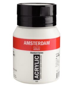 AMSTERDAM ACRYL 500ML BLANC TITANE