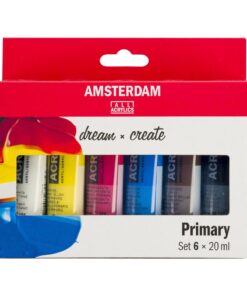 SET AMSTERDAM 6X20ML ACRYLIQUES PRIMAIRES