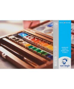 VAN GOGH 24 AQUARELLES BOITE EN BOIS - ROYAL TALENS