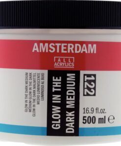 GLOW IN THE DARK MEDIUM 122 500ML AMSTERDAM