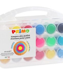 GOUACHE PRIMO 18 POTS COULEURS ASSORTIES