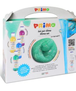 SLIME SET PRIMO - 5X  240ML + LIQUIDE MAGIQUE