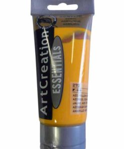 PEINTURE 75ML JAUNE AZO FONCE - GOUACHE - ACRYLIQUE ART CREATION