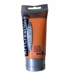 PEINTURE 75ML ORANGE AZO - GOUACHE - ACRYLIQUE ART CREATION