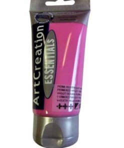 PEINTURE 75ML VIOLET ROUGE PERMANENT - GOUACHE - ACRYLIQUE ART CREATION