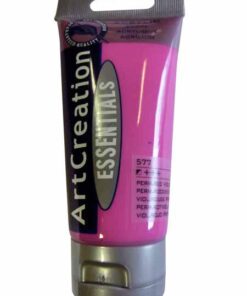 PEINTURE 75ML VIOLET ROUGE PERMANENT CLAIR - GOUACHE - ACRYLIQUE ART CREATION