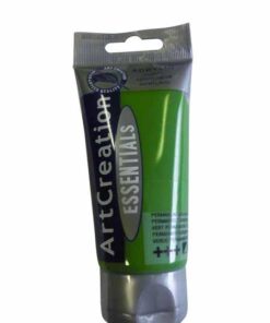 PEINTURE 75ML VERT PERMANENT CLAIR - GOUACHE - ACRYLIQUE ART CREATION