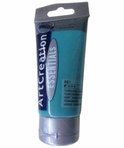 PEINTURE 75ML VERT TURQUOISE - GOUACHE - ACRYLIQUE ART CREATION
