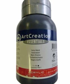 TALENS ACRYLIQUE 750ML NOIR GOUACHE ACRYLIQUE