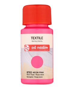 TALENS TEXTIL 50ML ROSE NEON ART CREATION