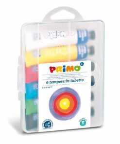GOUACHE EN TUBE 6X18ML PRIMO TUBES ALUMINIUM