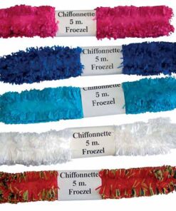 CHIFFONNETTE BRUNE 5 METRES