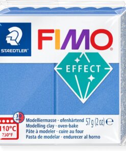 FIMO EFFECT 57GR BLEU METAL PATE A MODELER STAEDTLER