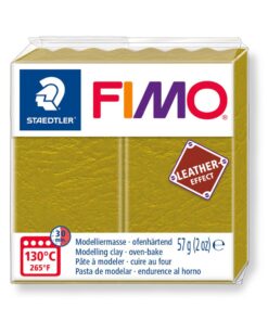 FIMO EFFECT 57GR CUIR OLIVE PATE A MODELER STAEDTLER