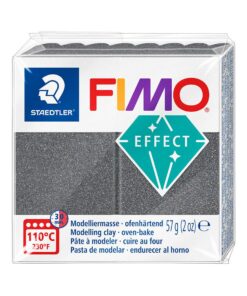 FIMO EFFECT 57GR GRIS ACIER PATE A MODELER STAEDTLER METALLIC