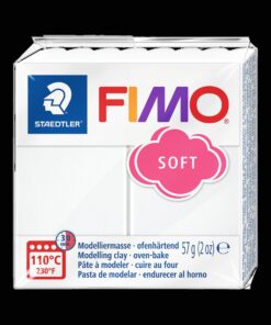 FIMO SOFT 57GR BLANC PATE A MODELER STAEDTLER