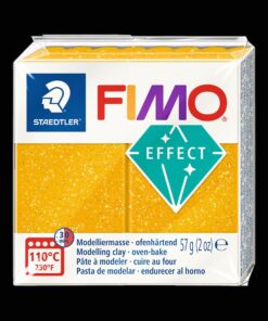 FIMO EFFECT 57GR OR GLITTER PATE A MODELER STAEDTLER