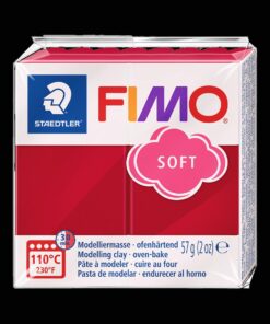 FIMO SOFT 57GR ROUGE CERISE PATE A MODELER STAEDTLER