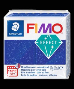 FIMO EFFECT 57GR GLITTER BLEU PATE A MODELER STAEDTLER
