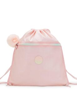 KIPLING SUPERTABOO BLUSH METALLIC - SAC DE GYM
