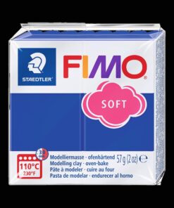 FIMO SOFT 57GR BLEU BRILLANT PATE A MODELER STAEDTLER