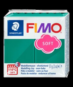 FIMO SOFT 57GR EMERAUDE PATE A MODELER STAEDTLER