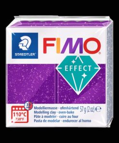 FIMO EFFECT 57GR LILAS PAILLET PATE A MODELER STAEDTLER