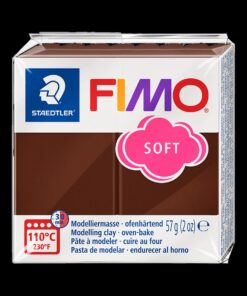 FIMO SOFT 57GR CHOCOLAT PATE A MODELER STAEDTLER