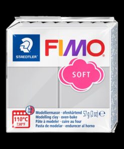 FIMO SOFT 57GR GRIS DAUPHIN PATE A MODELER STAEDTLER