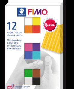 FIMO SOFT SET 12 BLOCS 25GR PATE A MODELER STAEDTLER