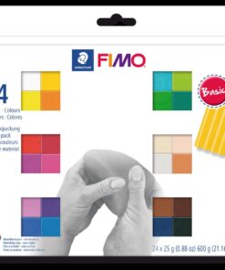 FIMO SOFT SET 24 BLOCS 25G PATE A MODELER STAEDTLER