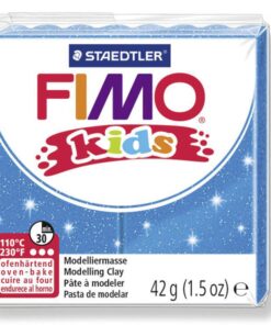 FIMO KIDS BLEU SCINTILLANT PATE A MODELER STAEDTLER