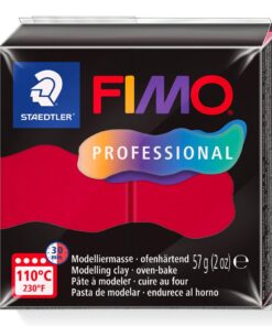 FIMO PROF 57G ROUGE CARMIN PATE A MODELER STAEDTLER