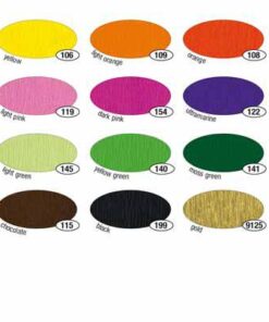 FOLIA CREPON NOIR BLISTER 50CM X 2.5 METRES - FSC