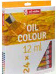 PEINTURE HUILE 24 TUBES 12ML