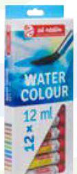 PEINTURE AQUAREL 12 TUBES 12ML