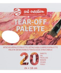TEAR-OFF PALETTE ART CREATION 20 FEUILLES 18X24CM RESISTE A L'HUILE ET L'EAU
