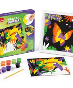 MAPED PEINDRE AU N° TOUCAN PAPILLON - PEINDRE AU NUMERO 23.5 X 23.5 X 3.5CM