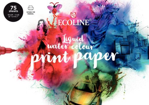 ECOLINE PAPIER IMPRIMANTE AQUA A4 150G 75 FEUILLES